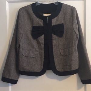 Tweed Bow Blazer